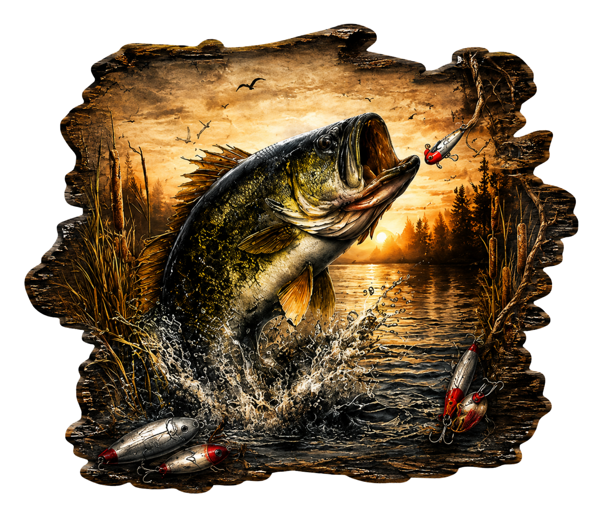 Rustic Waters Fishing T-Shirt
