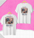 Land of the Free Because of the Brave Tee