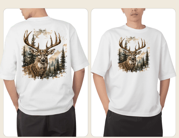 Whitetail Buck Forest T-Shirt