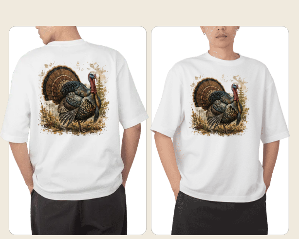 Wild Turkey Hunting Graphic T-Shirt