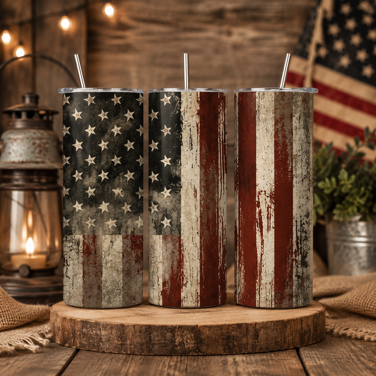 Weathered Freedom 20oz Tumbler